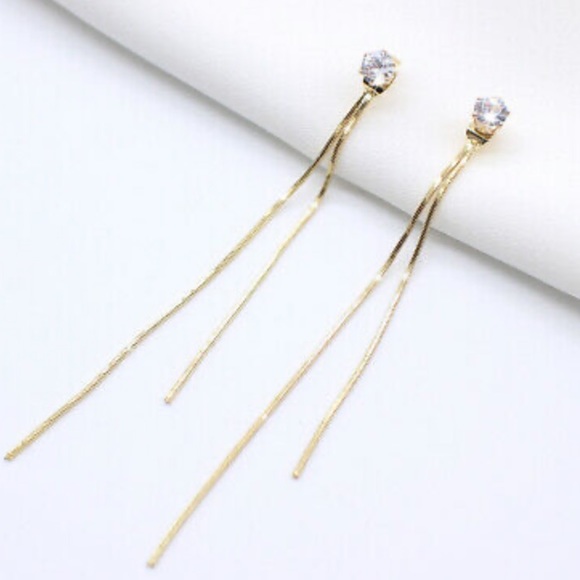 New 925 silver/gold plated Earrings - Picture 5 of 6